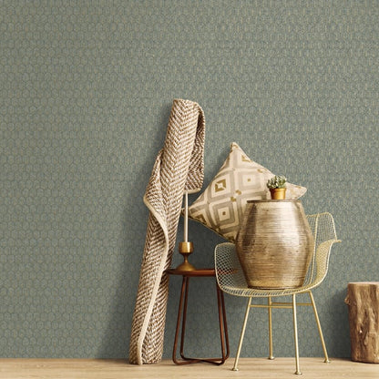 Galerie Wallcoverings Lustre Geo Arch Galerie Wallcoverings  Gold   - F-VL6005