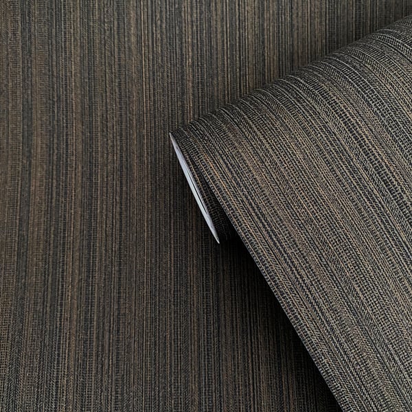 Galerie Wallcoverings Boutique Vertical Stripe Galerie Wallcoverings  Bronze, Brown   - F-VT3006