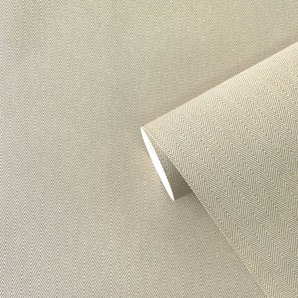 Galerie Wallcoverings Boutique Herringbone Galerie Wallcoverings  Beige   - F-WH3006