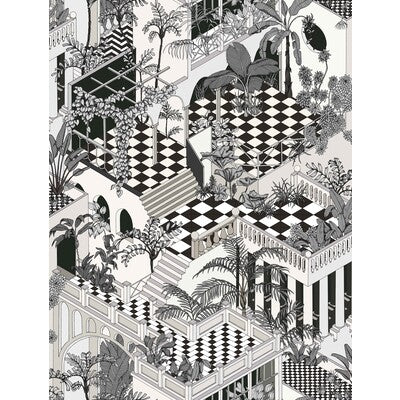 COLE & SON PRINT  MULTI,BLACK,WHITE   - F111/4014.CS.0