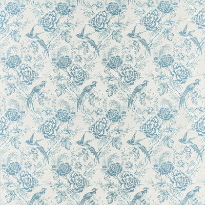 CLARKE AND CLARKE  BOTANICAL & FLORAL BLUE,TEAL,WHITE   - F1429/05.CAC.0