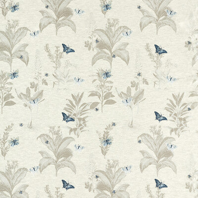 CLARKE AND CLARKE  FLORA & FAUNA IVORY,BLUE,MINERAL   - F1432/04.CAC.0