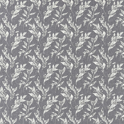 CLARKE AND CLARKE  BOTANICAL & FLORAL GREY,CHARCOAL,WHITE   - F1440/01.CAC.0