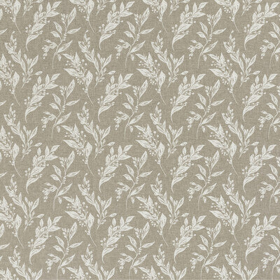 CLARKE AND CLARKE  BOTANICAL & FLORAL BEIGE,WHITE,   - F1440/03.CAC.0