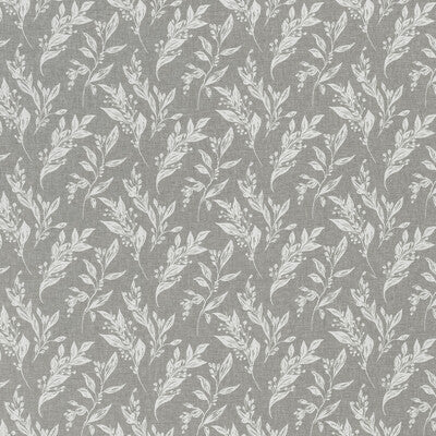 CLARKE AND CLARKE  BOTANICAL & FLORAL GREY,WHITE,   - F1440/04.CAC.0