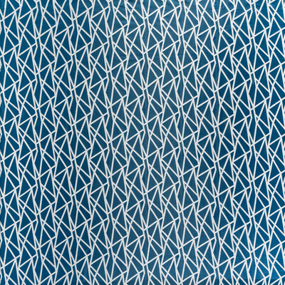 CLARKE AND CLARKE  GEOMETRIC BLUE,WHITE,   - F1459/03.CAC.0