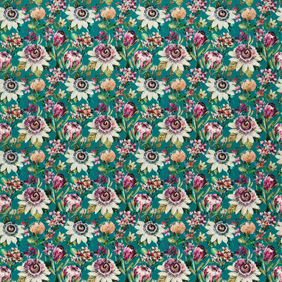 CLARKE AND CLARKE PRINT  MULTI,TEAL,PINK   - F1520/04.CAC.0