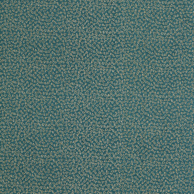 CLARKE AND CLARKE EMBROIDERY METALLIC TEAL,GOLD,   - F1548/06.CAC.0