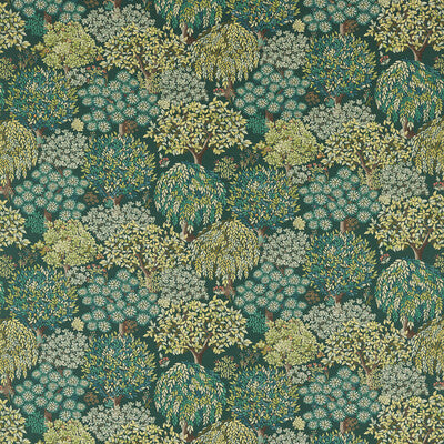 CLARKE AND CLARKE PRINT  GREEN,TEAL,   - F1562/02.CAC.0