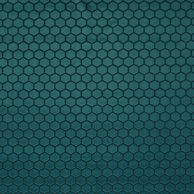 CLARKE AND CLARKE VELVET GEOMETRIC TEAL,,   - F1565/05.CAC.0