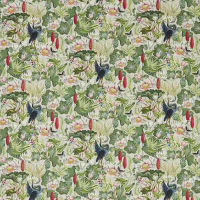 CLARKE AND CLARKE PRINT BOTANICAL & FLORAL MULTI,GREY,   - F1605/01.CAC.0