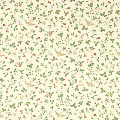 CLARKE AND CLARKE PRINT BOTANICAL & FLORAL MULTI,IVORY,   - F1606/03.CAC.0