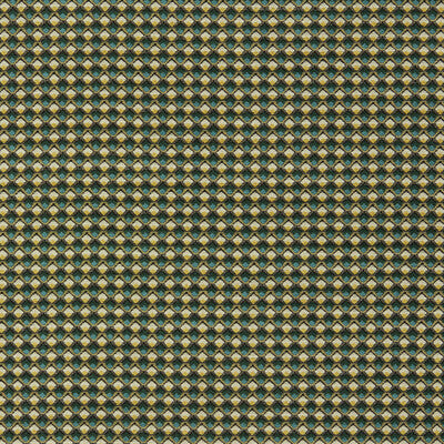 CLARKE AND CLARKE CHENILLE SMALL SCALE TEAL,YELLOW,GREEN   - F1617/04.CAC.0