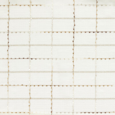 CLARKE AND CLARKE SHEER TEXTURE WHITE,BROWN,GOLD   - F1621/02.CAC.0