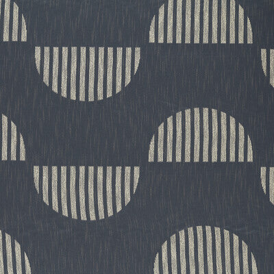 CLARKE AND CLARKE CASEMENT STRIPES DARK BLUE,IVORY,   - F1623/03.CAC.0