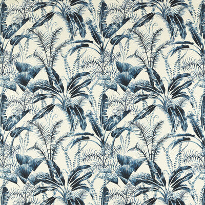 CLARKE AND CLARKE INDOOR / OUTDOOR TROPICAL IVORY,DARK BLUE,   - F1670/02.CAC.0