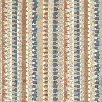 CLARKE AND CLARKE VELVET STRIPES PINK,BLUE,   - F1687/03.CAC.0