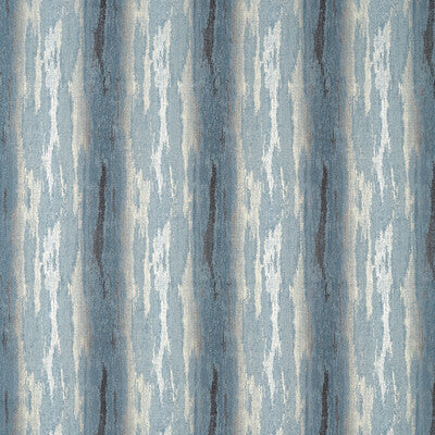 CLARKE AND CLARKE CHENILLE STRIPES BLUE,SILVER,CHARCOAL   - F1693/02.CAC.0