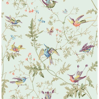 COLE & SON PRINT ANIMAL/INSECTS LIGHT BLUE,,   - F62/1004.CS.0