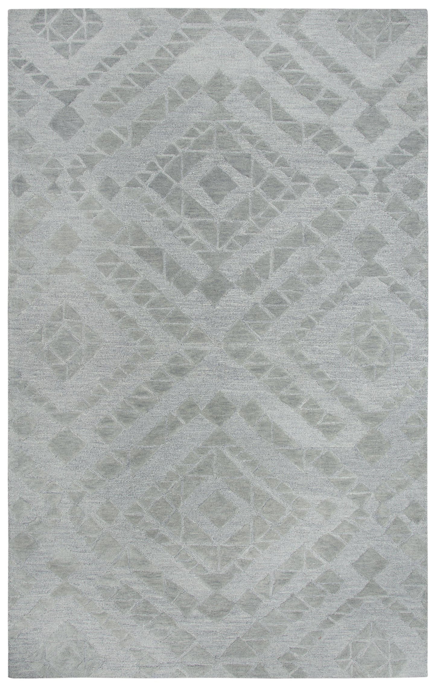 9' x 12' rectangular contemporary area rug.
