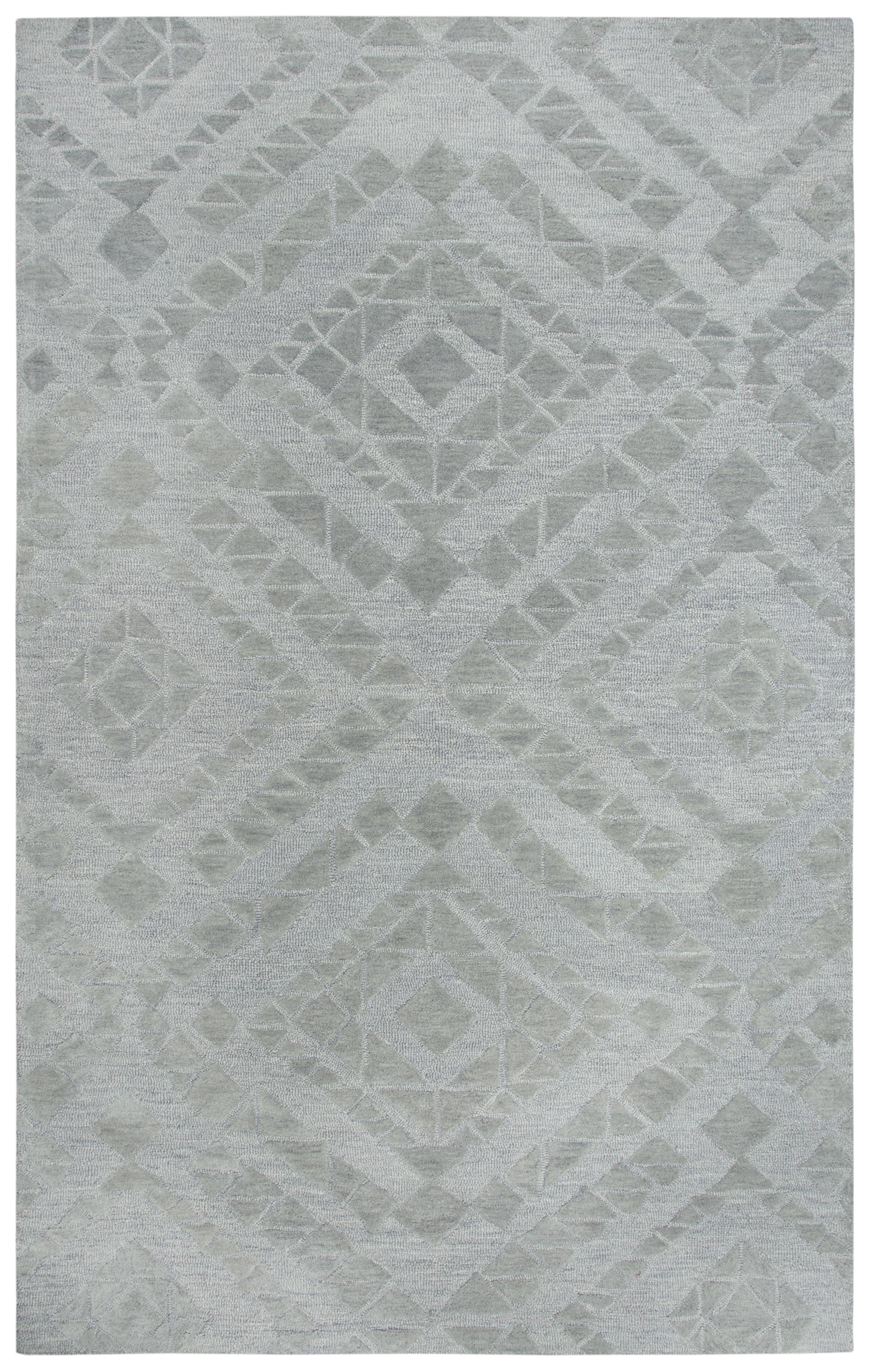 9' x 12' rectangular contemporary area rug.