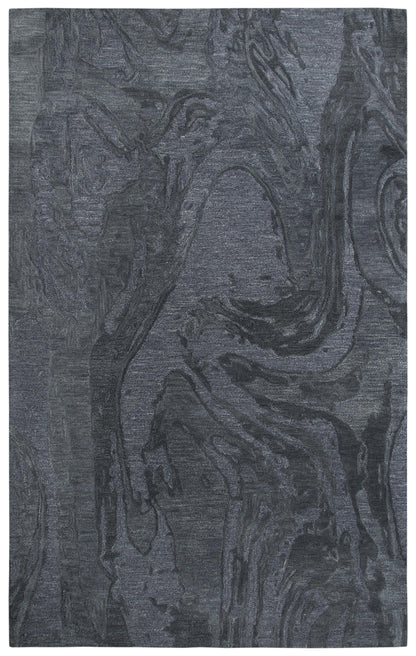 Contemporary 5' x 8' area rug.