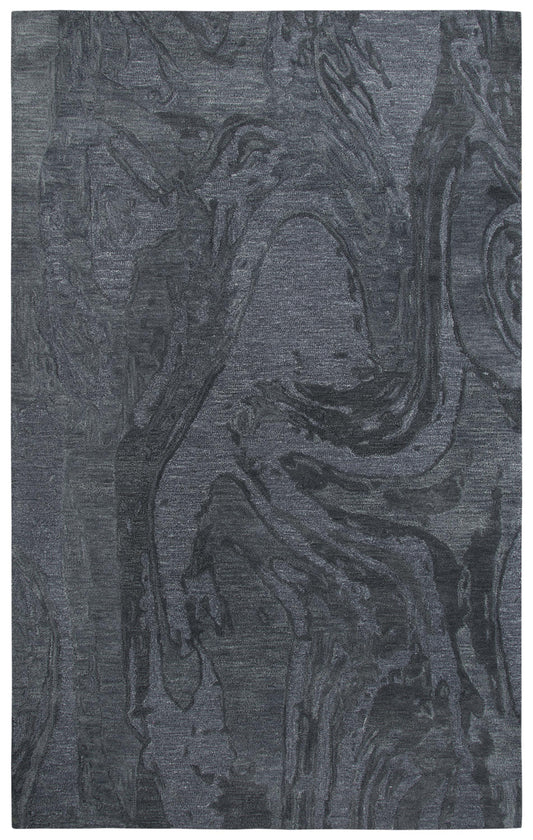 Contemporary 5' x 8' area rug.