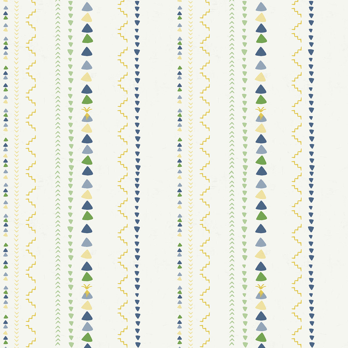 Seabrook Designs  Volcano Stripe Stripe Kids/Nursery Green, Gold, , Blue    - FA40101