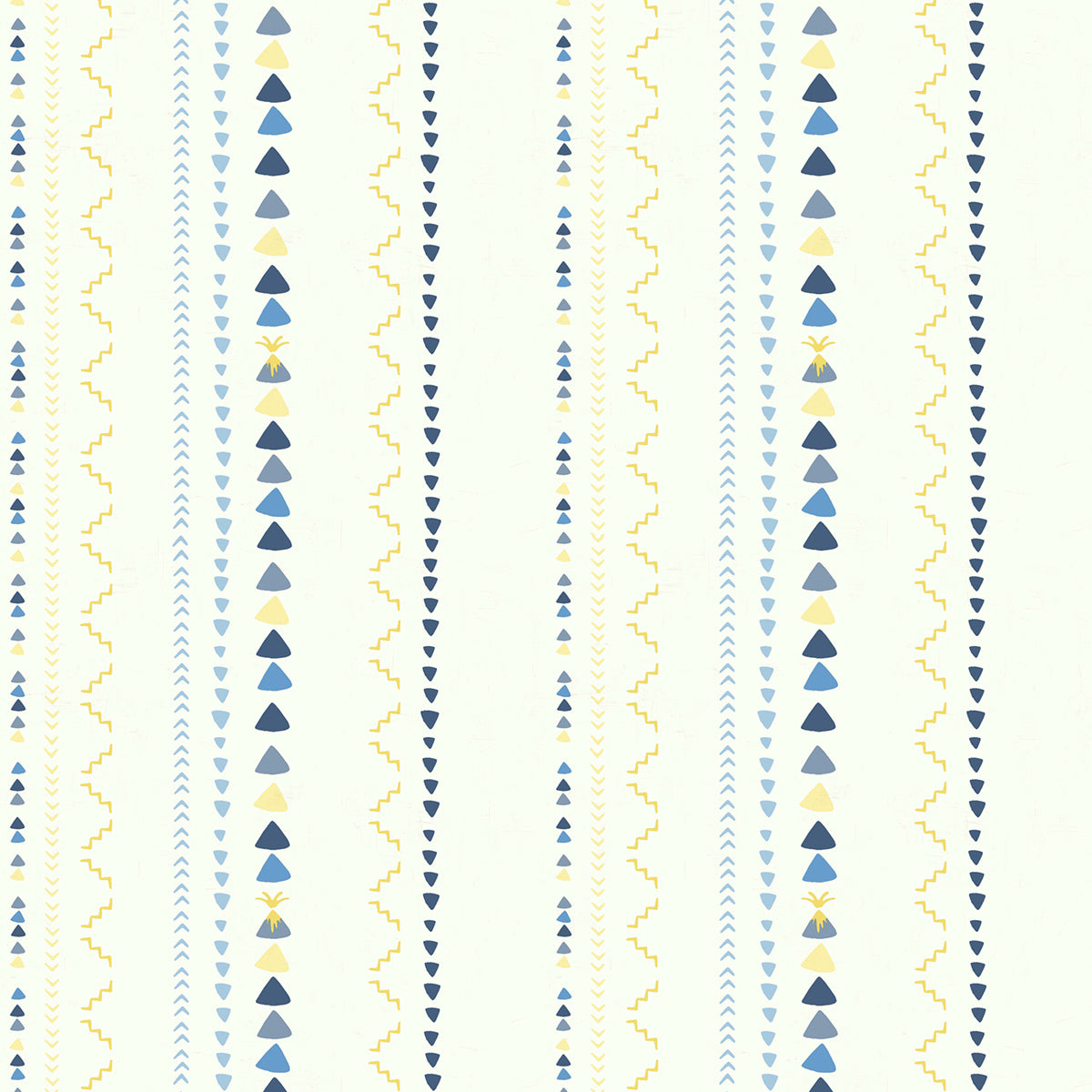 Seabrook Designs  Volcano Stripe Stripe Kids/Nursery Gold , Blue   - FA40102