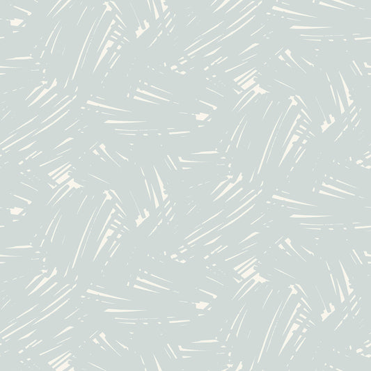Seabrook Designs  Turf Brushstroke Abstract Kids/Nursery Powder Blue , White   - FA40508