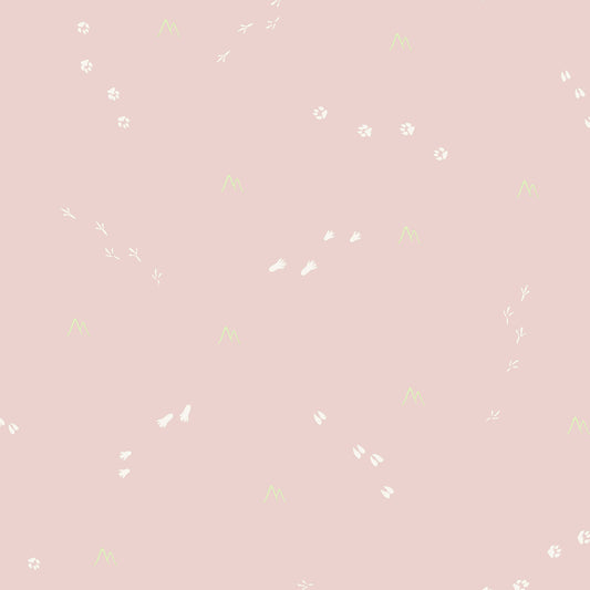 Seabrook Designs  Follow the Leader Abstract Kids/Nursery Blush , White   - FA41315