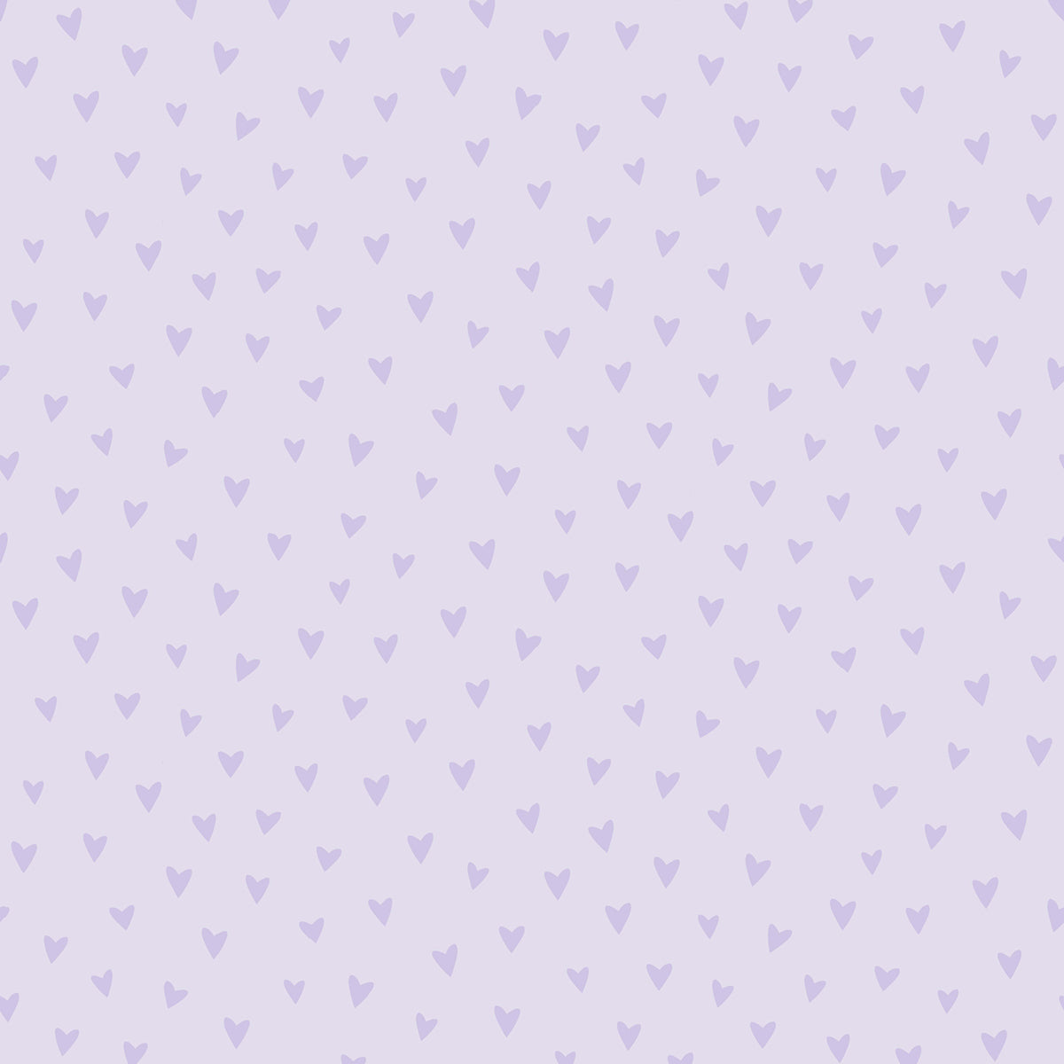 Seabrook Designs  Sparkle Heart Polka Dots Kids/Nursery Lilac Glitter   - FA41709