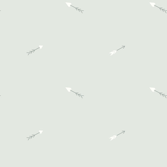 Seabrook Designs  Hearts and Darts Illustration Kids/Nursery Gray , White   - FA42308