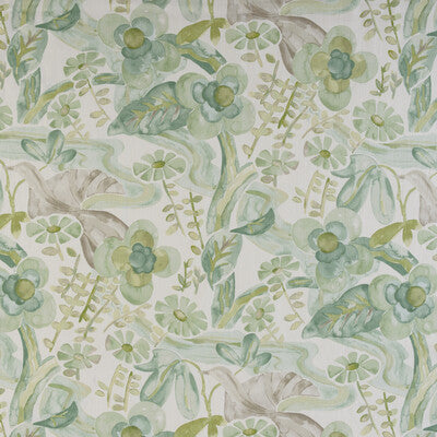 KRAVET DESIGN PRINT BOTANICAL & FLORAL WHITE,GREEN,CHARTREUSE   - FAERIE.13.0