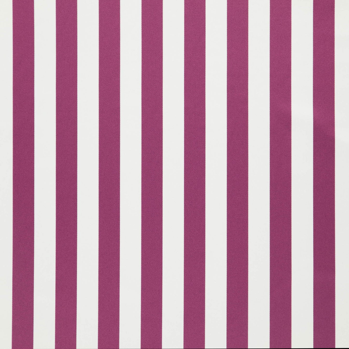 Purple vertical stripes on white fabric; graphic, modern stripe pattern.