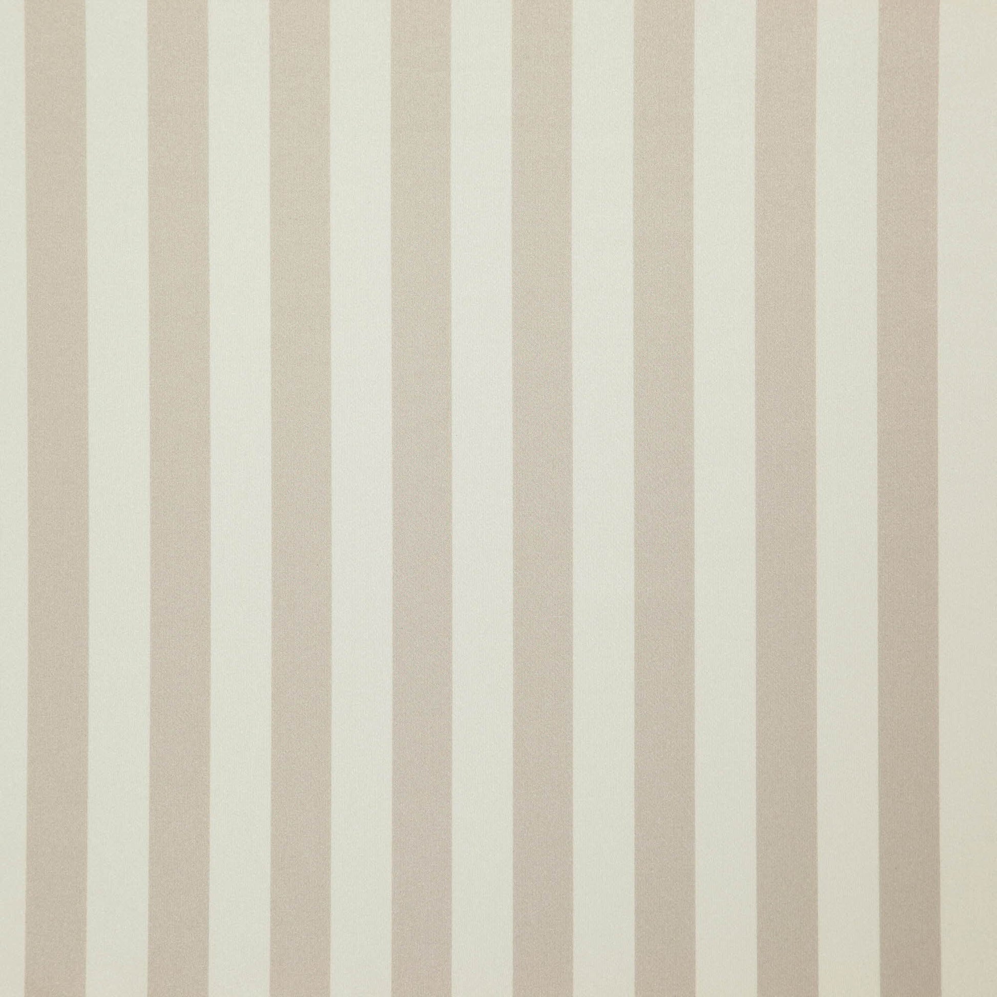Beige and cream vertical stripe fabric with a soft texture for modern interiors.