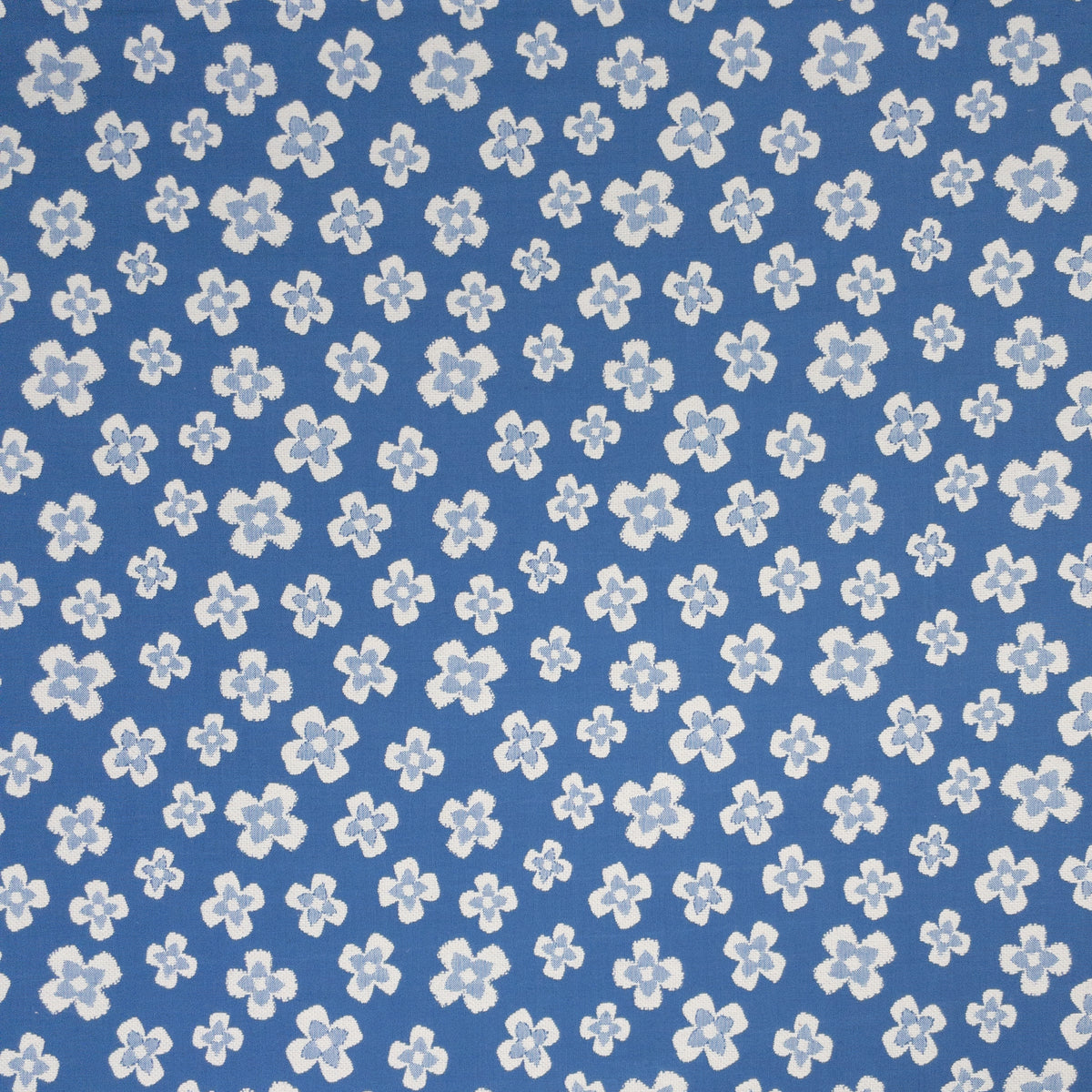 STOUT TEXTILES  MULTIPURPOSE,WOVENS TRANSITIONAL,, FLORAL STRIPE BLUEBIRD,FRENCHBLUE   - FANC-1