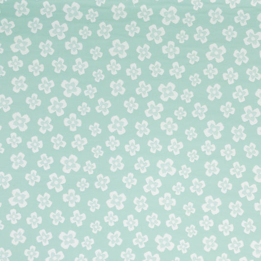 STOUT TEXTILES  MULTIPURPOSE,WOVENS TRANSITIONAL,, FLORAL STRIPE SEAFOAM,SEAMIST   - FANC-5