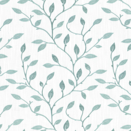 STOUT TEXTILES  DRAPERY,EMBROIDERIES TRADITIONAL, FLORAL GLACIER   - FARA-2