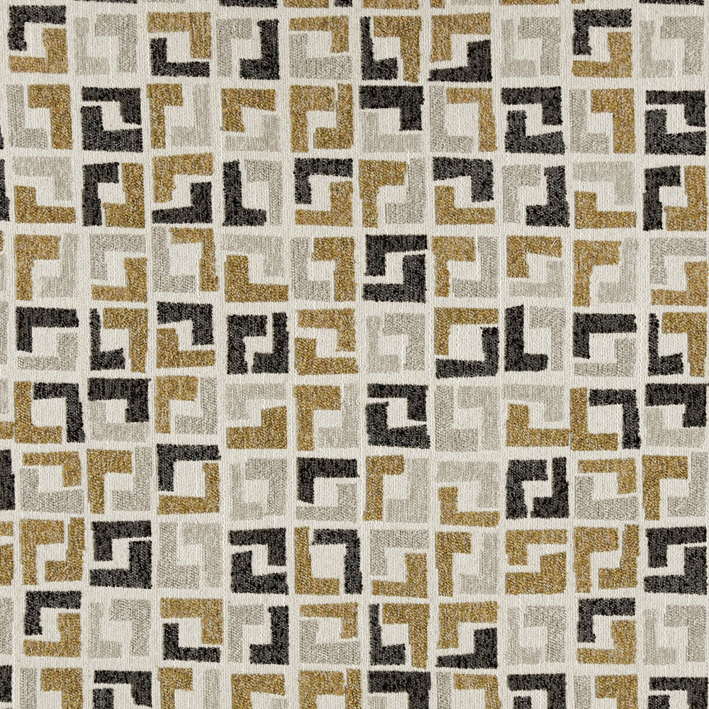 NICHOLASJOHN INC NJ-ROOT Sandalwood Geometric   Fabric - NJ25-1245