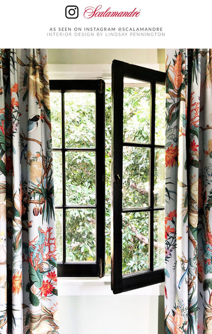 SCALAMANDRE  CINQUE TERRA FABRIC CORAL SKY   - FB 0001CINQ NEW SKU # FBCINQ0001