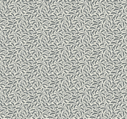 Seabrook Designs French Country Cossette Botanical Country Black Matte  - FC62200