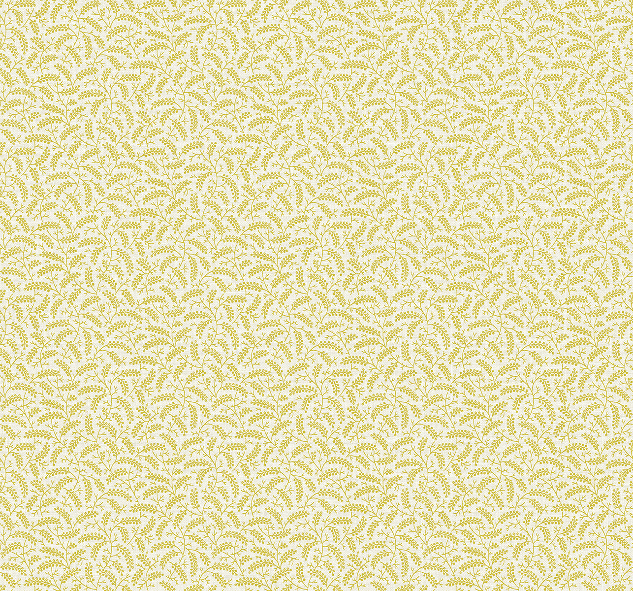 Seabrook Designs French Country Cossette Botanical Country Yellow Matte Sidewall - FC62203