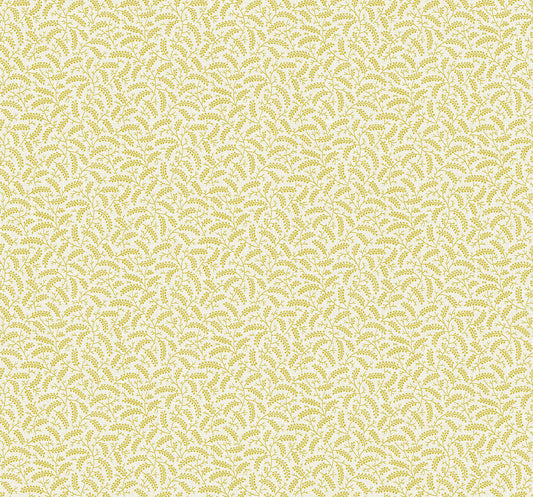 Seabrook Designs French Country Cossette Botanical Country Yellow Matte Sidewall - FC62203