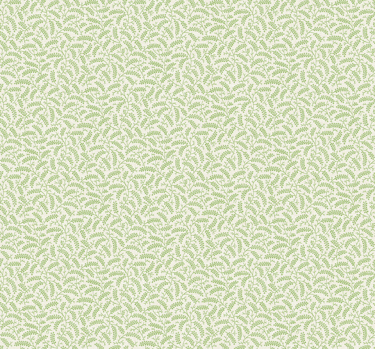 Seabrook Designs French Country Cossette Botanical Country Green Matte Sidewall - FC62204