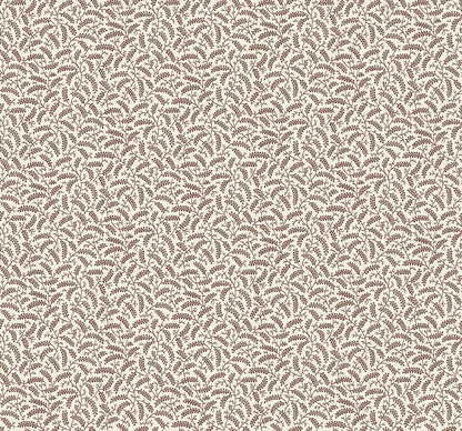 Seabrook Designs French Country Cossette Botanical Country Brown Matte  - FC62206