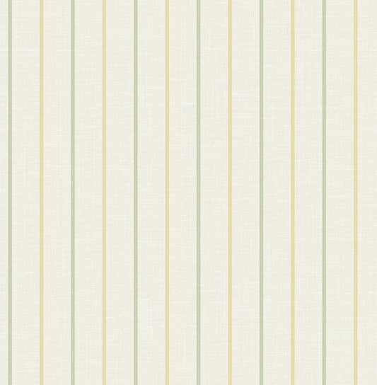 Seabrook Designs French Country Andree Stripe Stripe Country Multi Matte Sidewall - FC62504