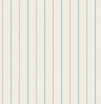 Seabrook Designs French Country Andree Stripe Stripe Country Multi Matte  - FC62512