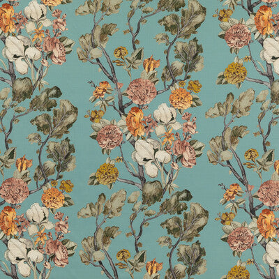 MULBERRY PRINT  TEAL,YELLOW,   - FD304.R122.0