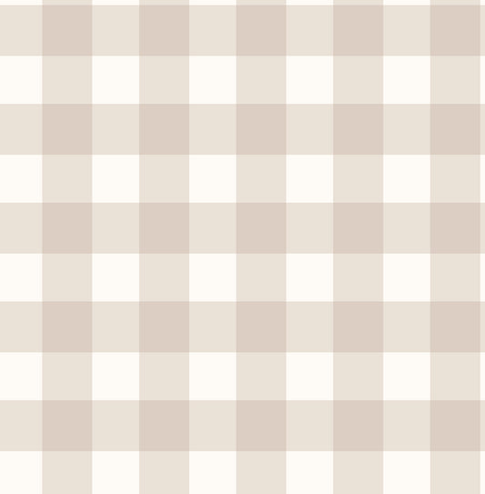 York Wallcoverings Fine Decor Patrice Light Brown Gingham Wallpaper Graphics Farmhouse Light Brown  Wallpaper - FD43394